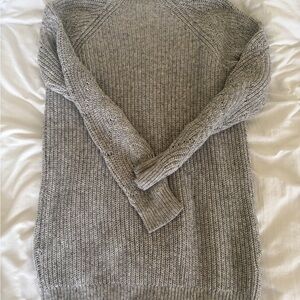 American Eagle Outfitters Gray Crew Neck Sweater